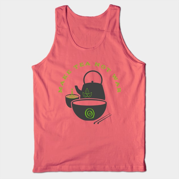 Make Tea Tank Top by Bear Cave 